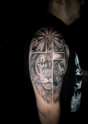 Explore to the moon and back tattoo ideas, creative tattoo ideas in Silver City, available at Independent Ink Tattoo