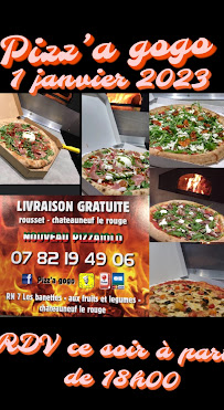 Pizza gogo à Châteauneuf-le-Rouge carte
