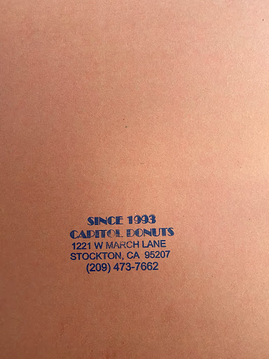 Donut Shop «Capitol Donuts», reviews and photos, 1221 W March Ln, Stockton, CA 95207, USA