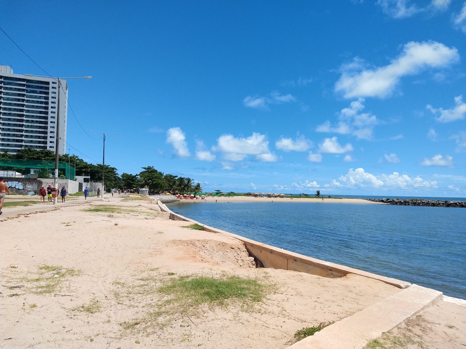 Foto di Praia do Janga con una superficie del sabbia beige