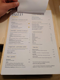 suzzi à Bordeaux menu