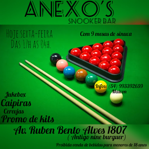 Logo da empresa - Anexos Snooker Bar