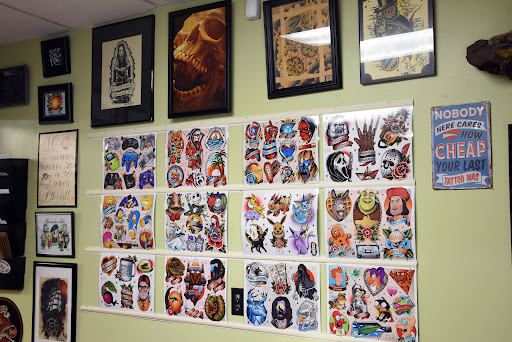 Explore hocus pocus tattoo ideas, creative tattoo ideas in Savannah, available at Resurrection Ink Tattoos and Body Piercing