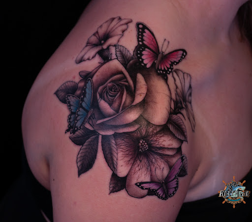 Explore simple line work tattoo ideas, creative tattoo ideas in Melbourne, available at Reef Side Tattoo Melbourne Tattoo Shop