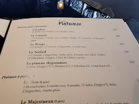 Comptoir des Mers - Restaurant Fruits de Mer et Livraison à Paris menu
