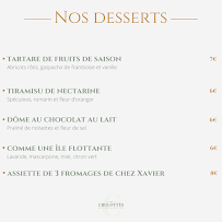 Carte du Les Crulottés - Restaurant à Toulouse