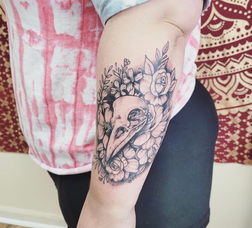 Explore small witch tattoo ideas, creative tattoo ideas in Kenosha, available at Kenosha Tattoo Company