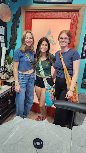 Explore small witch tattoo ideas, creative tattoo ideas in Marysville, available at Hawaiian Touch Piercing Co.