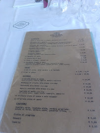 Menu / carte de Osteria dei Miracoli à Casalbordino