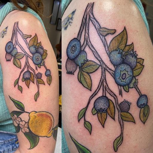 Explore cyber y2k tattoo ideas, creative tattoo ideas in Spokane, available at Moms Custom Tattoo & Body Piercing