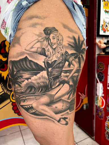 Explore jade tattoo ideas, creative tattoo ideas in Honolulu, available at Sacred Art Tattoo Waikiki