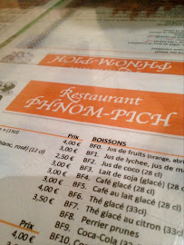 Restaurant Phnom Pich - Lyon à Lyon menu