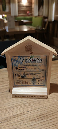 Holzkäfer à Berchtesgaden menu