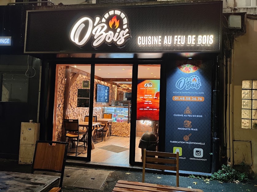 O’bois “Cuisine Au Feu De Bois” Pizza, sandwich et salades à Bagnolet