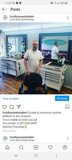 Barber Shop «Local Boys Barber Shop», reviews and photos, 1126 Edgewater St NW, Salem, OR 97304, USA