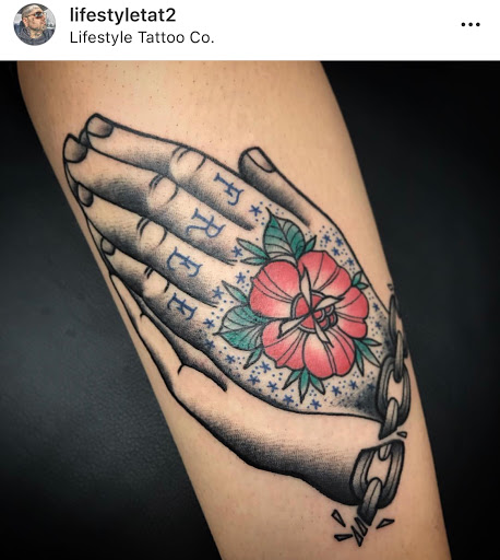 Explore dinosaur tattoo ideas for son, creative tattoo ideas in Meridian, available at Lifestyle Tattoo Co.