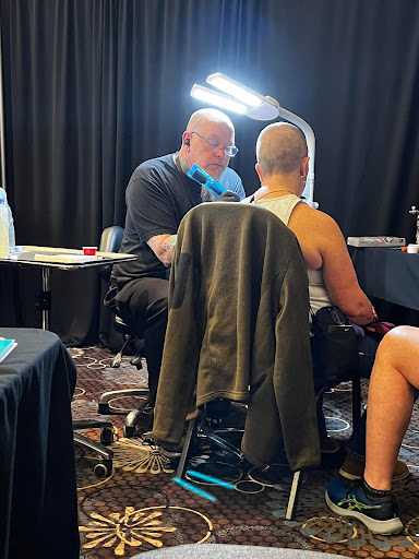 Explore ankle tattoo ideas male, creative tattoo ideas in Park Hills, available at Sideshow Tattoo and Piercings