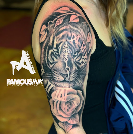 Explore october birth flower tattoo ideas, creative tattoo ideas in Hammond, available at Famous Ink, Inc.