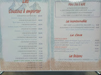 Menu du Restaurant Le Djurdjura à Nanterre