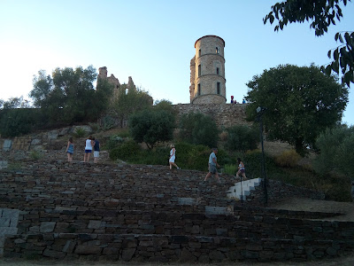 Le jardin du chateau à Grimaud
