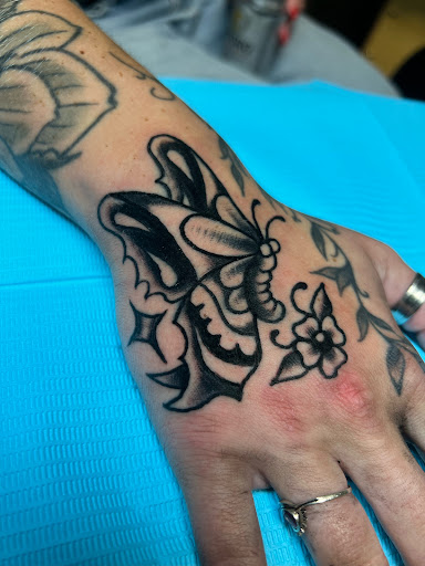 Explore tattoo outline ideas, creative tattoo ideas in Ludlow, available at The Fat Cat Tattoo