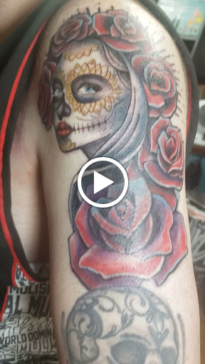 Explore dark side of the moon tattoo ideas, creative tattoo ideas in Albuquerque, available at Iron Anchor Tattoo Parlour