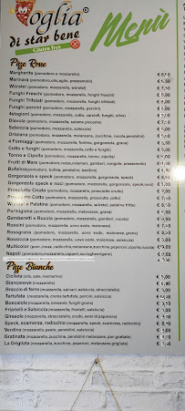 Pizzas à emporter Voglia di Star bene Gluten Free à Cattolica (le menu)