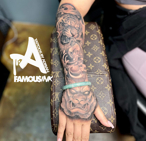 Explore brother matching tattoos ideas, creative tattoo ideas in Hammond, available at Famous Ink, Inc.