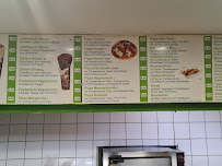 Menu / carte de Kebabadin à Detmold