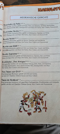 Menu / carte de Manolito's à Augsburg