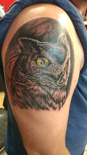 Explore cover up tattoo ideas on foot, creative tattoo ideas in Pensacola, available at Pensacola Tattoo Studio