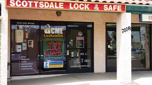 Locksmith «ACME Locksmith», reviews and photos, 7118 E Sahuaro Dr Ste A, Scottsdale, AZ 85254, USA