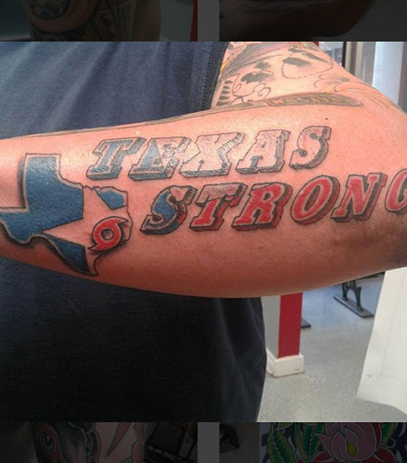 Explore forearm cross tattoo ideas, creative tattoo ideas in League City, available at Zen Body Art & Adornment Tattoo Shop