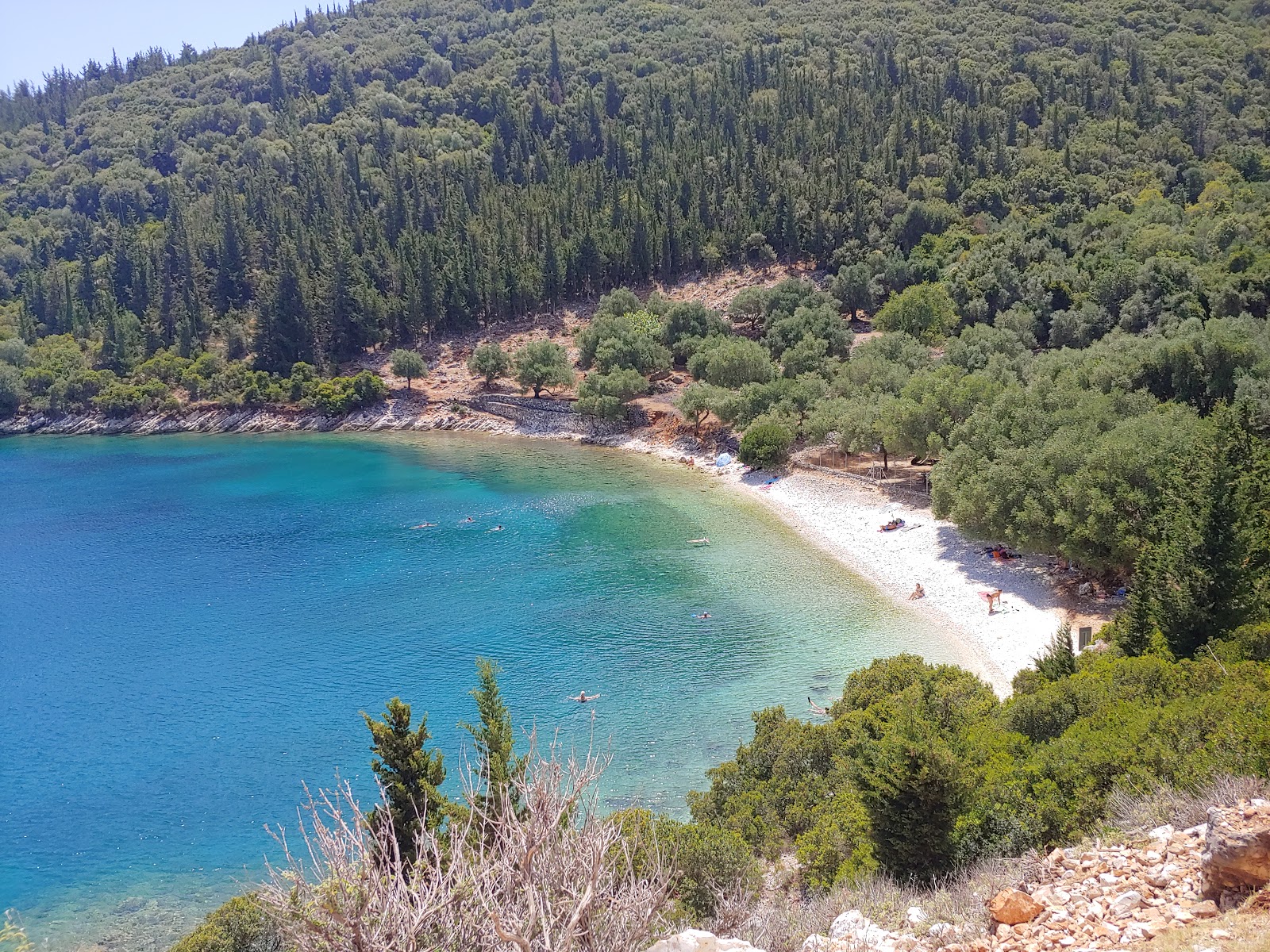 Foto von Chorgota beach mit beiger kiesel Oberfläche