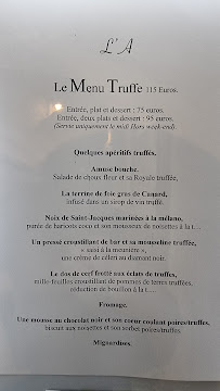 Menu du L'AMPHITRYON à Castillon-du-Gard