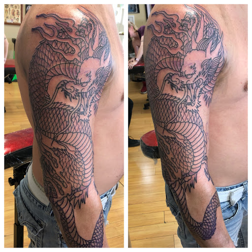 Explore color tattoo ideas, creative tattoo ideas in Liberty, available at Dark Lotus Tattoo & Salon