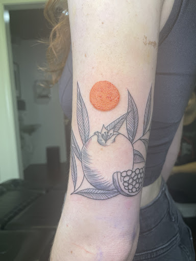 Explore ruby tattoo ideas, creative tattoo ideas in Marietta, available at Mystic Owl Tattoo