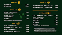 Menu du Fatih Chef à Ludwigsburg