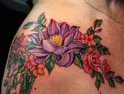 Explore tattoo ideas for shoulder, creative tattoo ideas in Homosassa, available at Citrus Tattoos
