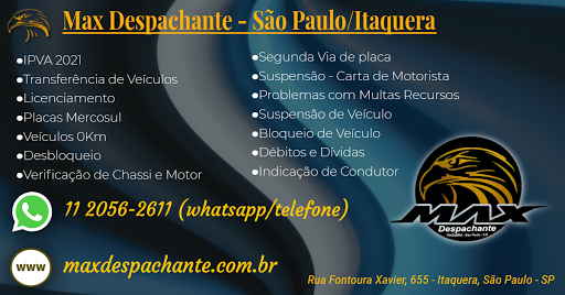 Logo da empresa - Max Despachante