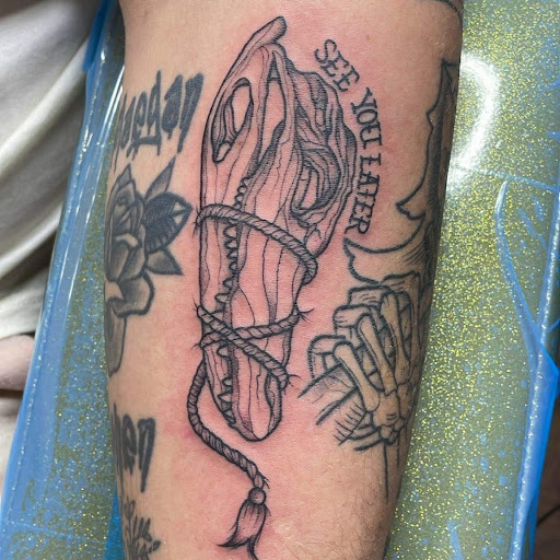 Explore power tattoo ideas, creative tattoo ideas in Fort Worth, available at Darkside of Texas Tattoo & Piercing