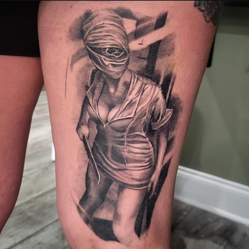 Explore domestic violence survivor tattoo ideas, creative tattoo ideas in Charles Town, available at Blue Heron Tattoo