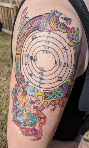 Explore french bulldog tattoo ideas, creative tattoo ideas in Atlanta, available at Apocalypse Tattoo Co