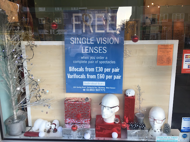 Reviews of Individual Eyes Opticians in Worthing - Optician