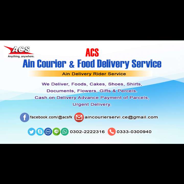 Ain Courier & Food Delivery Service