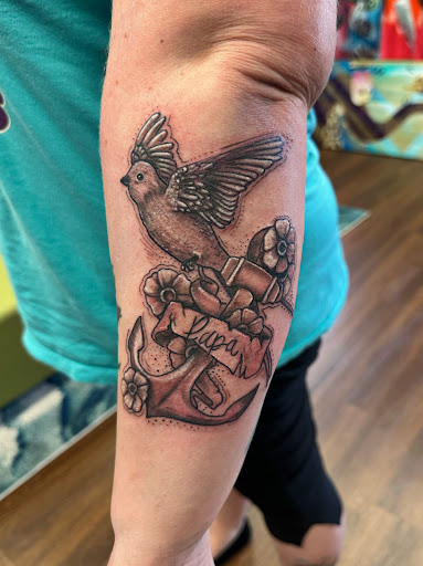 Explore west virginia tattoo ideas, creative tattoo ideas in Springfield, available at Poke and a Rub art studio