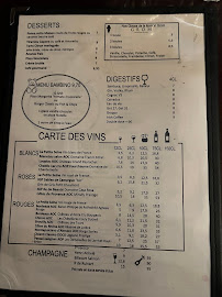 Café Café Capone à Paris (le menu)