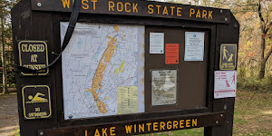West Rock State Park - Lake Wintergreen Parking Area