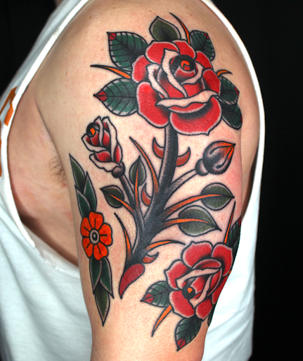 Explore small thigh tattoo ideas, creative tattoo ideas in Matthews, available at Divine Arts Tattoo Company