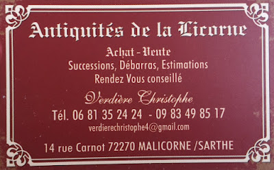 Antiquités de la Licorne de Malicorne à Malicorne-sur-Sarthe
